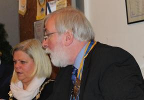 The Mayor of Great Dunmow, Emma Marcus, joined the Rotary Club of Dunmow for lunch.